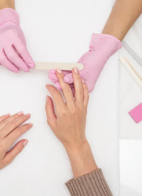 before manicure